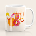 Abstraction_SUN_MOON_SNAKE_Minimalism_001 Coffee Mug Gallery Image 1