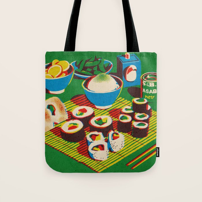 Japanese Sushi Tote Bag Gallery Image 1