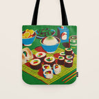 Japanese Sushi Tote Bag Gallery Image 1