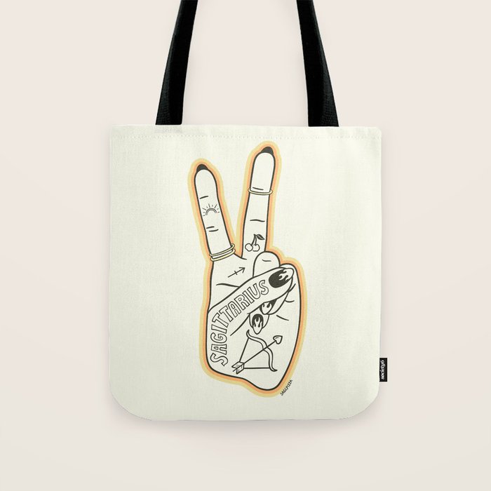 Sagittarius Hand Tote Bag Gallery Image 1