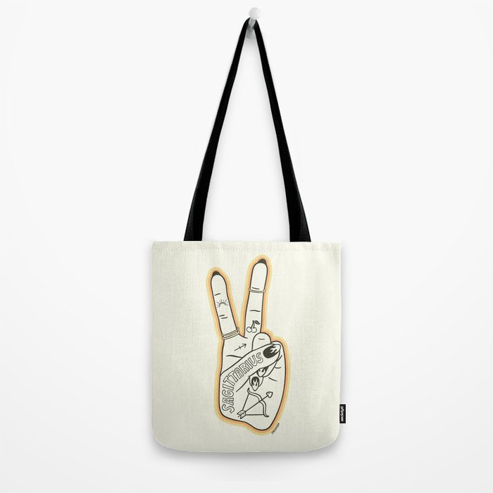 Sagittarius Hand Tote Bag Gallery Image 2