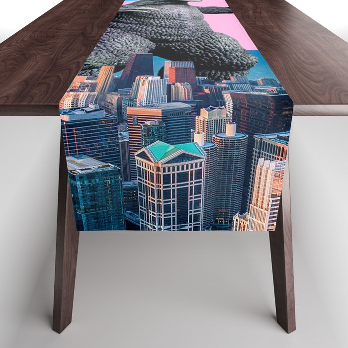 Monster in Town (@#%!) Table Runner Gallery Image 1