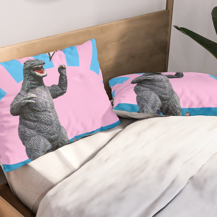 Monster in Town (@#%!) Pillow Sham Gallery Image 2