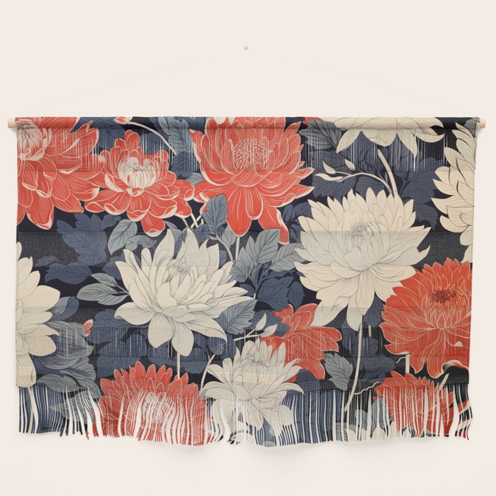 Primary Chrysanthemum Garden   Wall Hanging Gallery Image 1