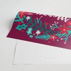 Merry F*cking Christmas - Maroon Wrapping Paper Gallery Image 2