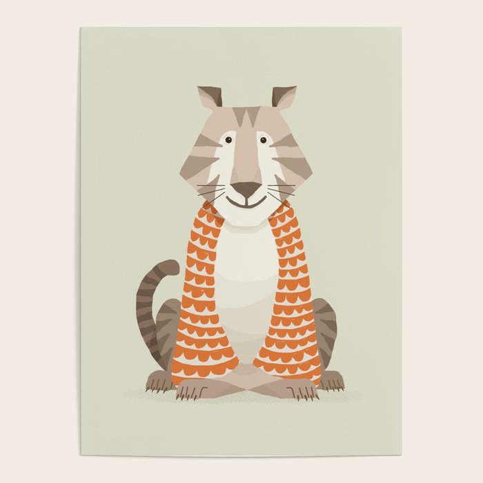Whimsical Tiger Poster Gallery Image 4