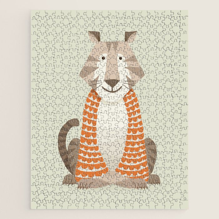 Whimsical Tiger Jigsaw Puzzle Gallery Image 1