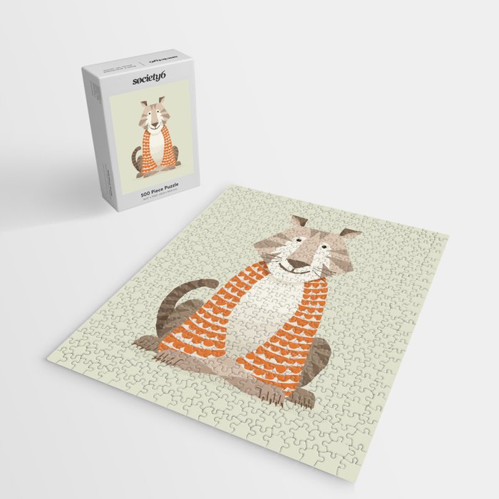 Whimsical Tiger Jigsaw Puzzle Gallery Image 2
