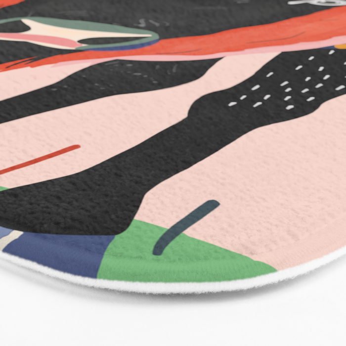 Vivid Bison Bath Mat Gallery Image 3