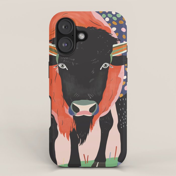 Vivid Bison iPhone Case Gallery Image 1