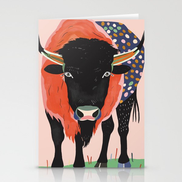 Vivid Bison Stationery Card Gallery Image 1