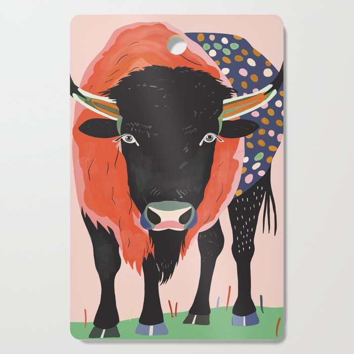Vivid Bison Cutting Board Gallery Image 1