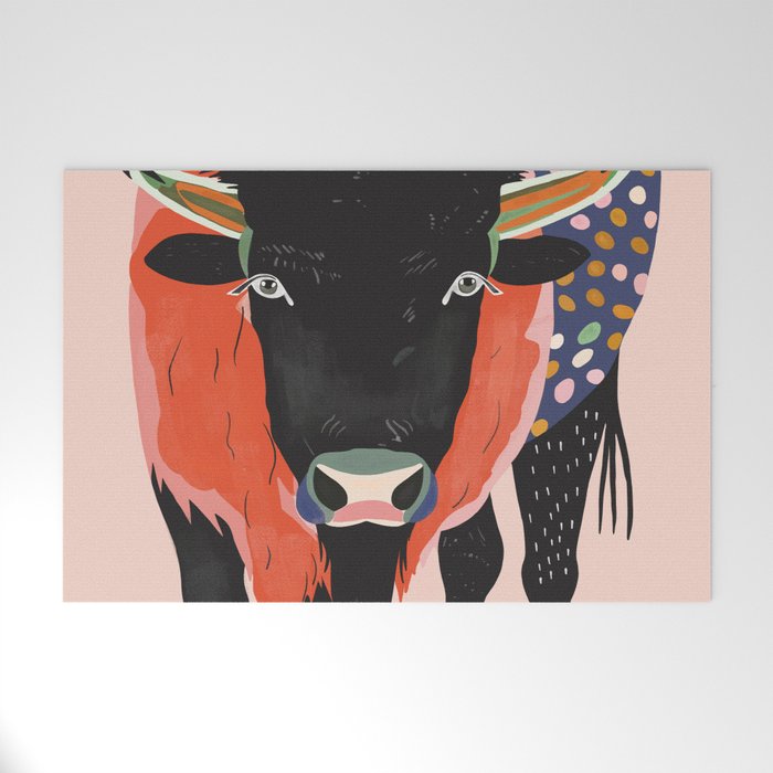 Vivid Bison Welcome Mat Gallery Image 1