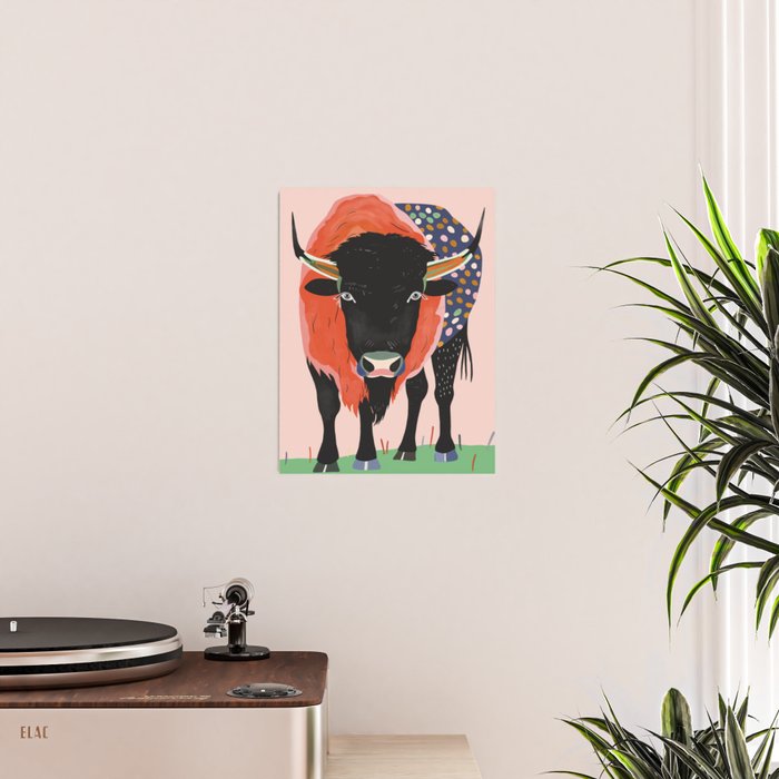 Vivid Bison Poster Gallery Image 2