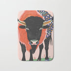 Vivid Bison Bath Mat Gallery Image 1