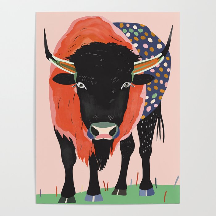 Vivid Bison Poster Gallery Image 4