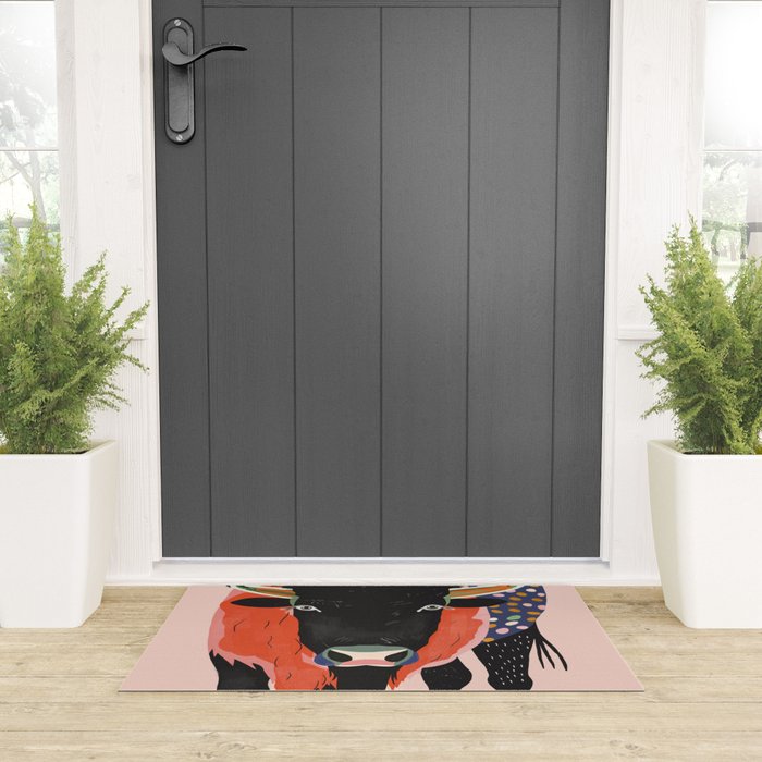 Vivid Bison Welcome Mat Gallery Image 3