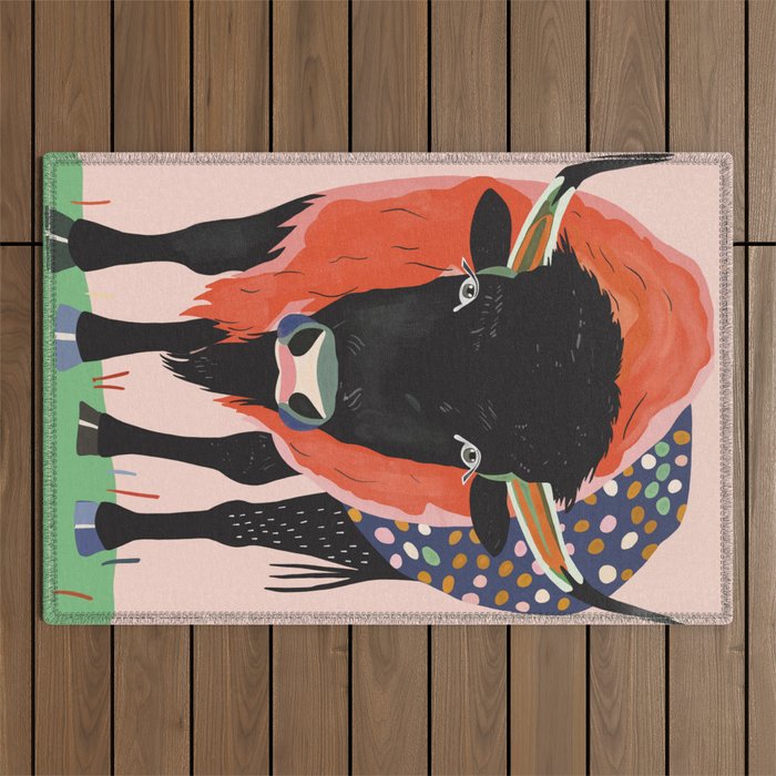 Vivid Bison Outdoor Rug Gallery Image 1
