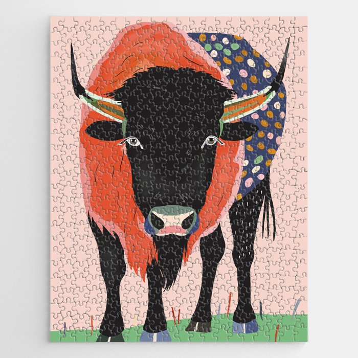 Vivid Bison Jigsaw Puzzle Gallery Image 1