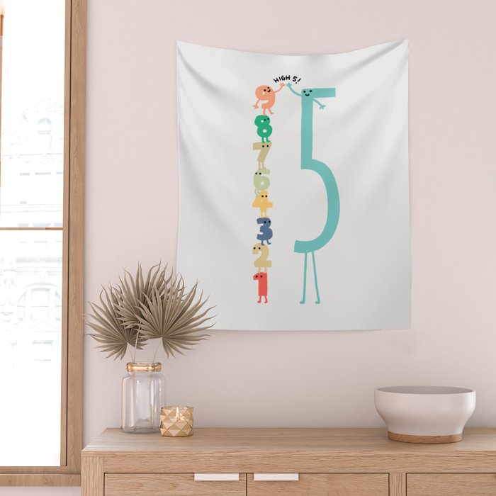 High 5! Wall Tapestry Gallery Image 2