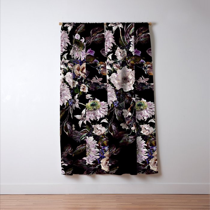 Midnight Garden VI Window Curtain Gallery Image 3