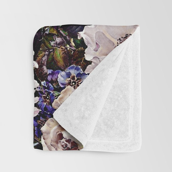 Midnight Garden VI Throw Blanket Gallery Image 3