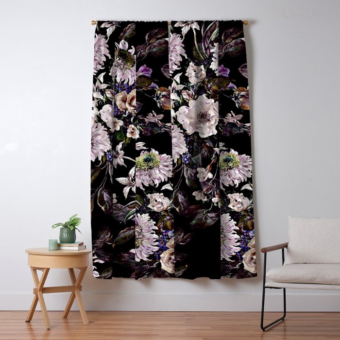 Midnight Garden VI Window Curtain Gallery Image 5