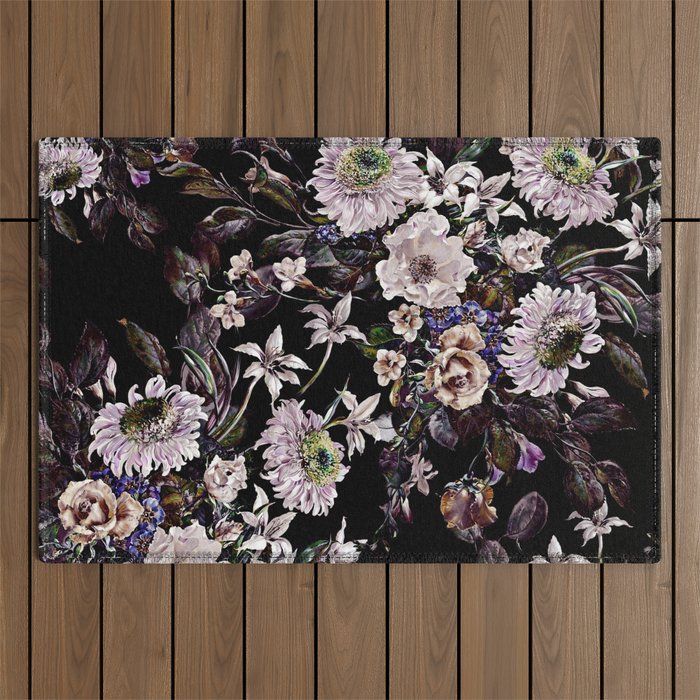 Midnight Garden VI Outdoor Rug Gallery Image 1