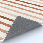 terra cotta stripes  Rug Gallery Image 4