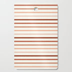 terra cotta stripes  Cutting Board Gallery Image 1