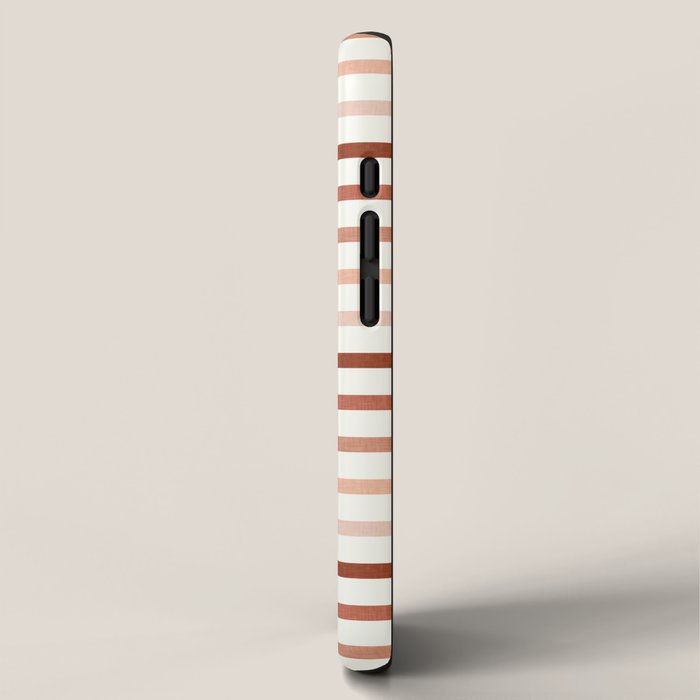 terra cotta stripes  iPhone Case Gallery Image 2