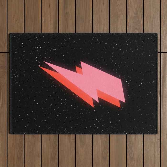 Thunderbolt: Glowing Astro Edition Outdoor Rug Gallery Image 1