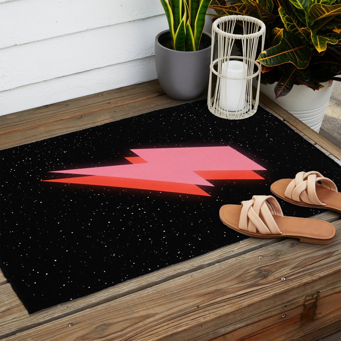 Thunderbolt: Glowing Astro Edition Outdoor Rug Gallery Image 2
