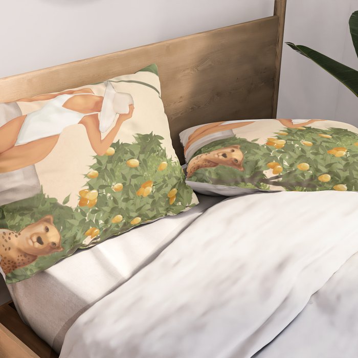 Summer in the Wild Pillow Sham Gallery Image 2