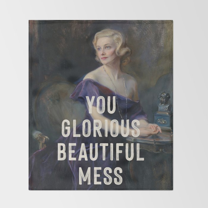 You Glorious Beautiful Mess Throw Blanket Gallery Image 2