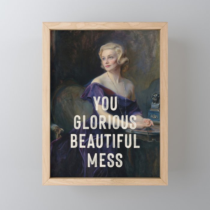 You Glorious Beautiful Mess Mini Art Print Gallery Image 1