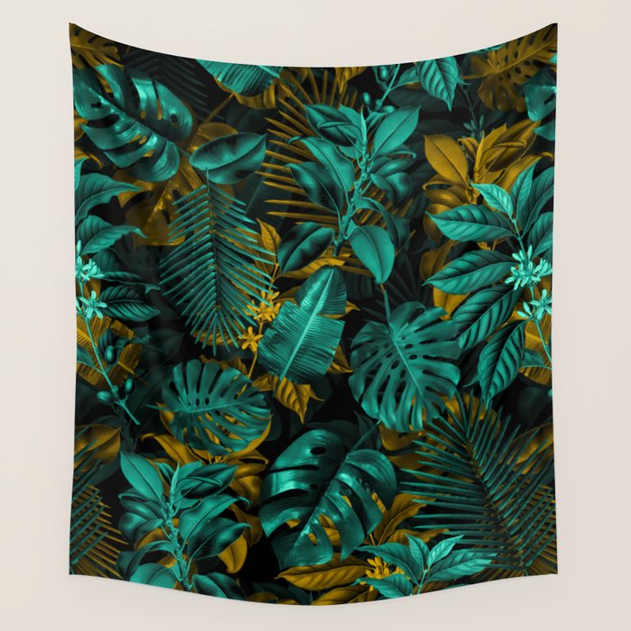 TROPICAL GARDEN VII Wall Tapestry Gallery Image 4