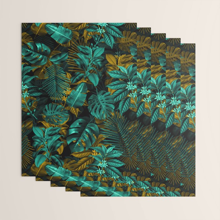 TROPICAL GARDEN VII Wrapping Paper Gallery Image 3