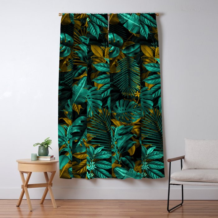 TROPICAL GARDEN VII Window Curtain Gallery Image 5