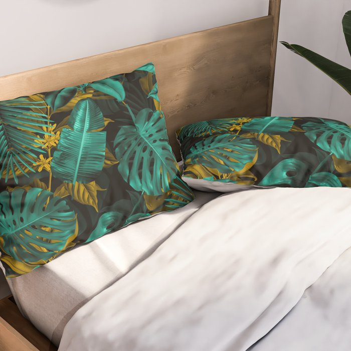TROPICAL GARDEN VII Pillow Sham Gallery Image 2