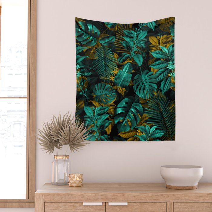 TROPICAL GARDEN VII Wall Tapestry Gallery Image 2