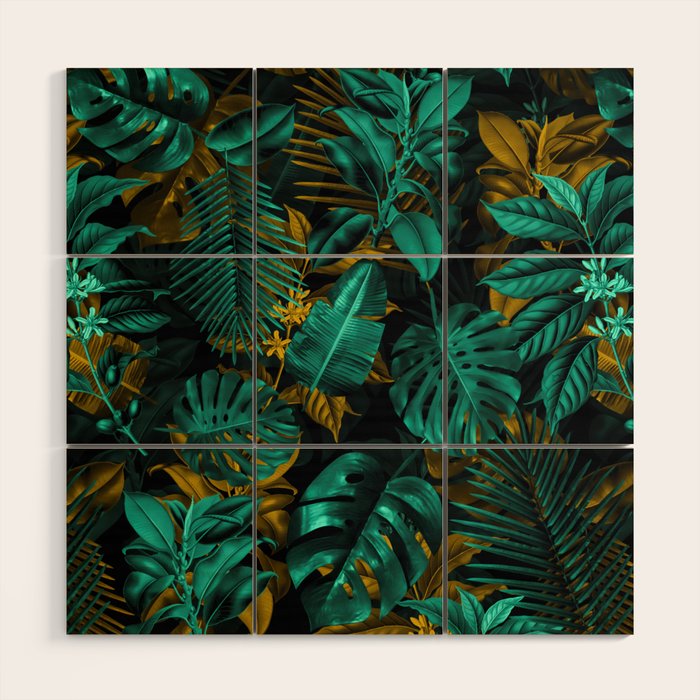 TROPICAL GARDEN VII Wood Wall Art Gallery Image 1