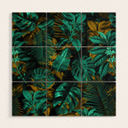 TROPICAL GARDEN VII Wood Wall Art Gallery Image 1
