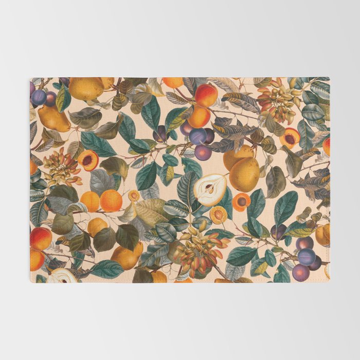 Vintage Fruit Pattern IX Rug Gallery Image 2