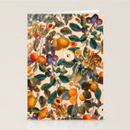 Vintage Fruit Pattern IX Stationery Card Gallery Image 2