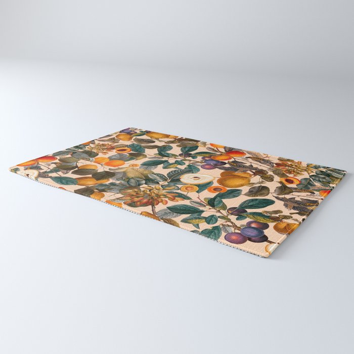 Vintage Fruit Pattern IX Rug Gallery Image 3