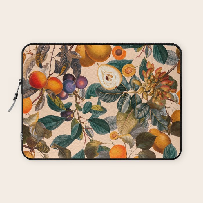 Vintage Fruit Pattern IX Laptop Sleeve Gallery Image 1