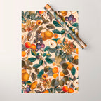 Vintage Fruit Pattern IX Wrapping Paper Gallery Image 1