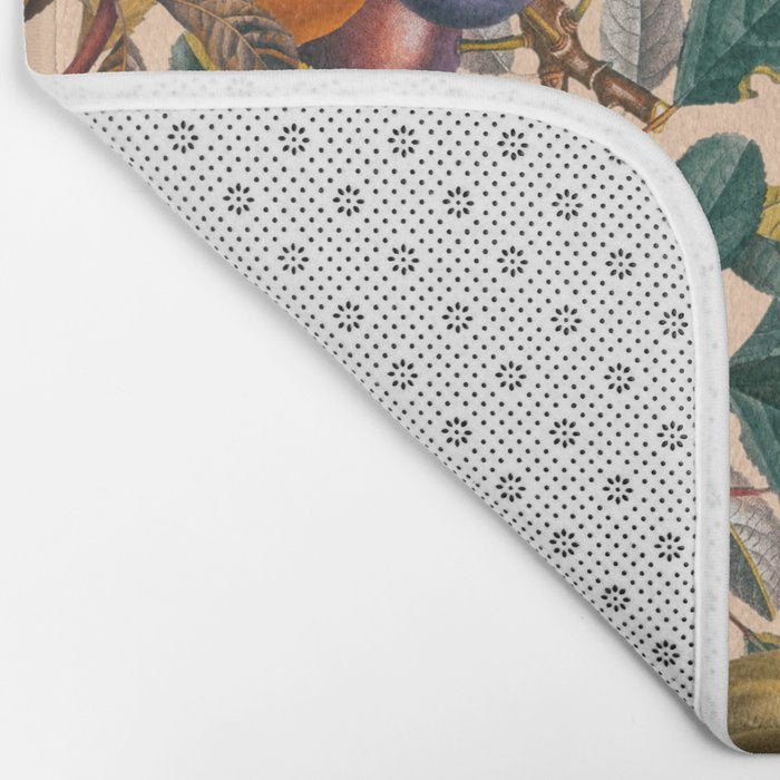 Vintage Fruit Pattern IX Bath Mat Gallery Image 2