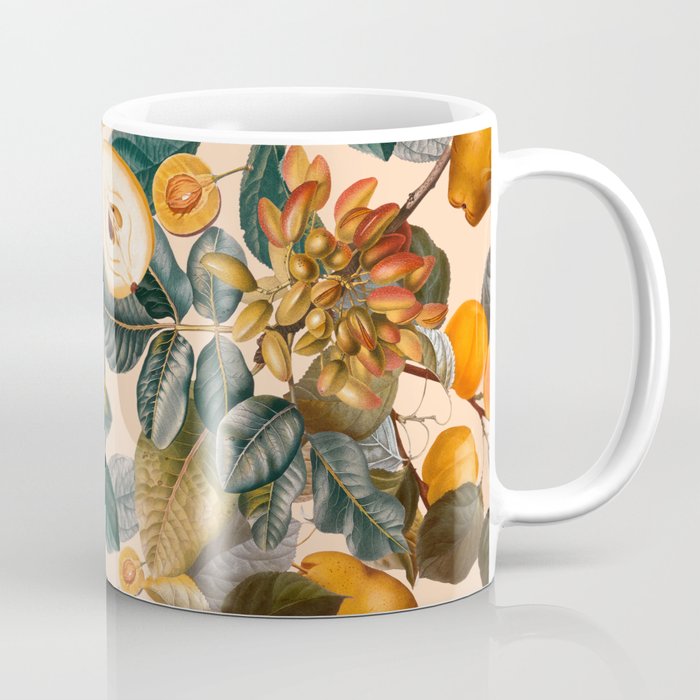 Vintage Fruit Pattern IX Coffee Mug Gallery Image 1